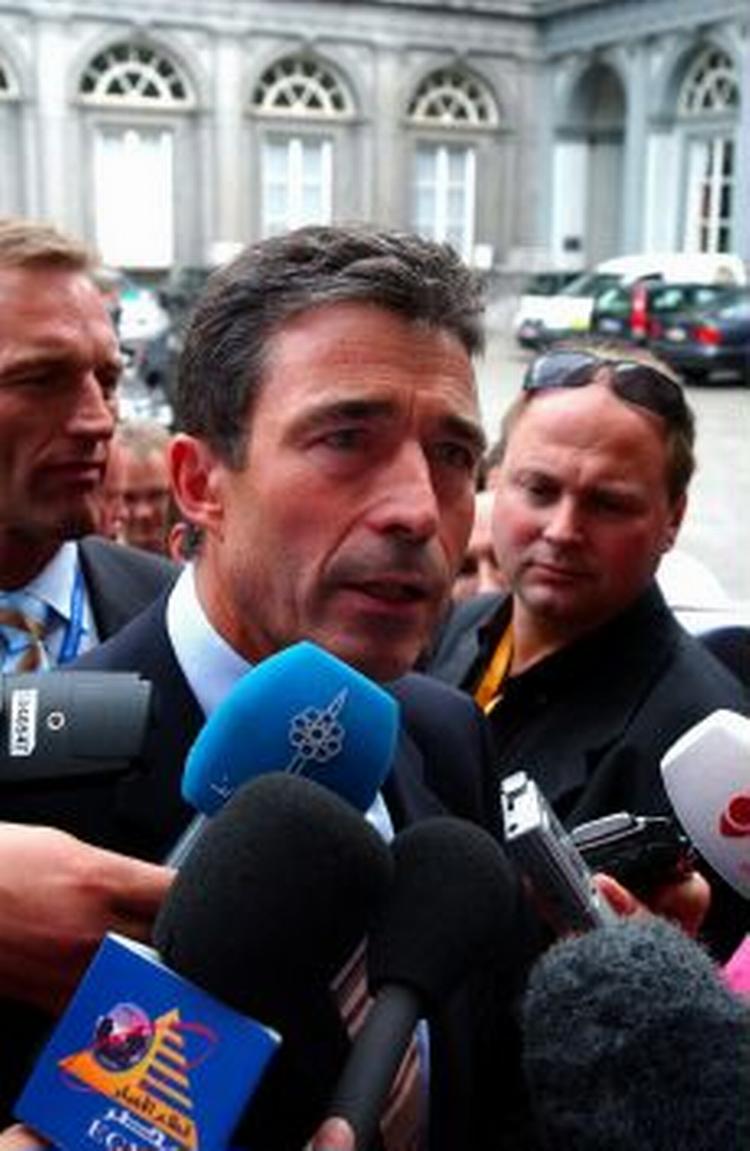 Anders Fogh Rasmussen tror ikke, at regeringslederne når frem til en løsning for EU´s forfatning. - Foto: AP 