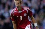 Søren Larsen fulgte op på succesen mod Albanien med det afgørende mål mos Malmø FF. - Arkivfoto: Anders Birch 