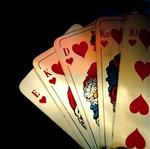 Spillelystne aktieinvestorer kan nu sætte sparepengene i firmaet Partygaming, der laver poker og andre spil på internet og nu går på børsen i London. Markedet for onlinespil ventes at blive syvdoblet.   Foto: Jan Håkan 