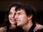 Tom Cruise og hans kæreste Katie Holmes til premieren på 'War Of The Worlds'. - Foto: AP 