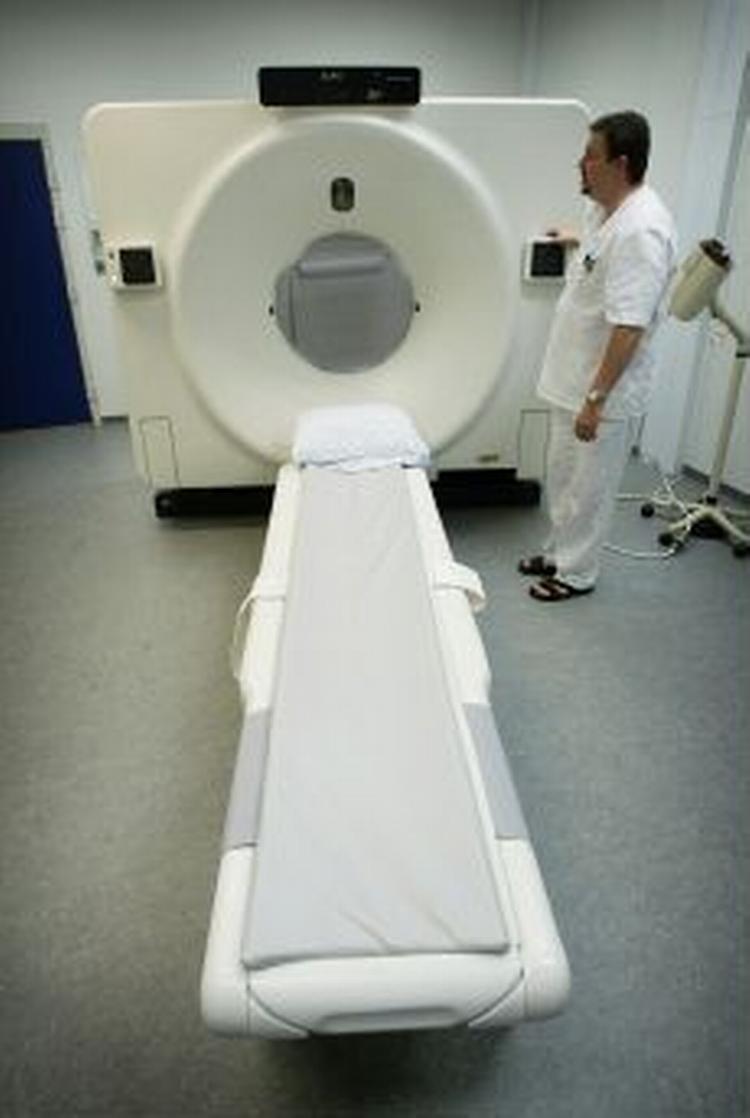 Man skal ikke dyrke sex med hovedet i en CT - scanner, hvis man har for vane at simulere orgasmer. - Foto: Morten Langkilde 