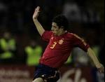 Asier del Horno i kamp for Spanien. - Arkivfoto: AP. 