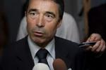 Statsminister Anders Fogh Rasmussen (V) er blevet udspurgt af undersøgelseskommission i TDC-sagen. Og efterfølgende af en hoben journalister. - Foto: Anders Birch 