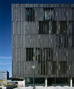 Sampensions facade er fundet prisværdig i England.   Foto: 3xN 