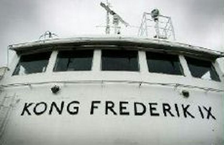 De nye EU-stramninger er bl.a. foranlediget af skrotningen af den danske tidligere storebæltsfærge Kong Frederik IX. - Foto: Lars Skaaning 