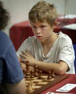 14-årige Magnus Carlsen er en af verdens bedste skakspillere.- Arkivfoto: Jens Dresling 