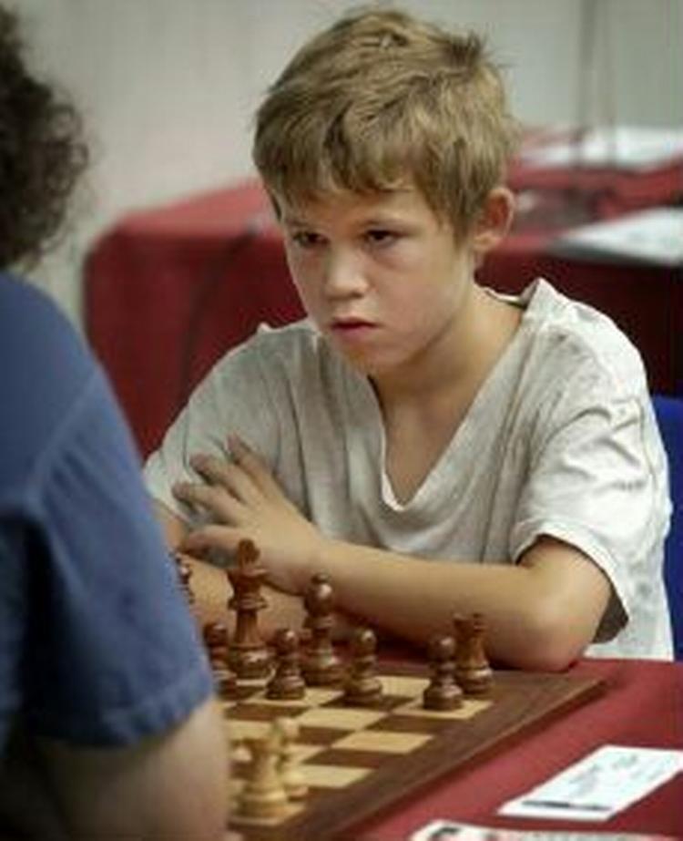 14-årige Magnus Carlsen er en af verdens bedste skakspillere.- Arkivfoto: Jens Dresling 
