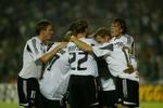 Rosenborg-spillere jubler efter en scoring i Champions League. - Arkivfoto: AP. 