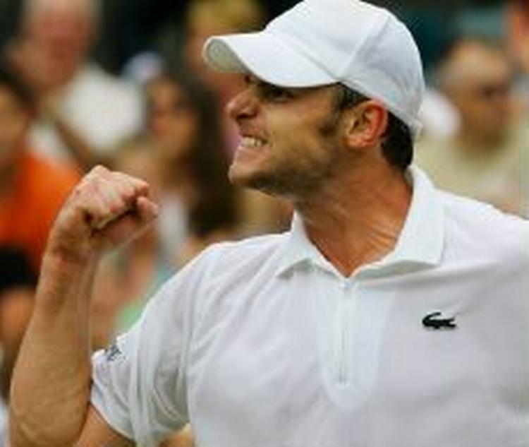 Andy Roddick vandt som ventet sin semifinale og er klar til Wimbledon-finalen mod Roger Federer. - Foto: AP 