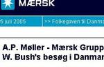 En falsk webside hævder, at den er en folkegave og tilhører A.P. Møller - Mærsk. Det er fusk. Siden oplyser da også, at alle rettigheder er 'reversed' og ikke som normalt 'reserved'. - Foto fra webside 