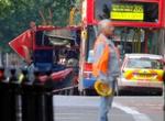 Bomben i bussen var muligvis en selvmordsbombe. - Foto: AP 