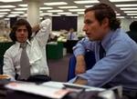 PRÆSIDENTENS BANEMÆND. Bob Woodward og Carl Bernstein som pressehistoriens mest berømte makkerpar.   Arkivfoto fra 1973/AP 