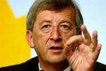 Premiermininster Jean-Claude Juncker roste ja-sigerne efter søndagens afstemning. - Foto: AP 