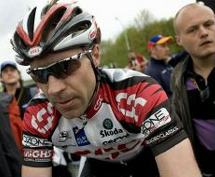 Jens Voigt forlader tour'en i utide. - Arkivfoto: Claus Bonnerup 