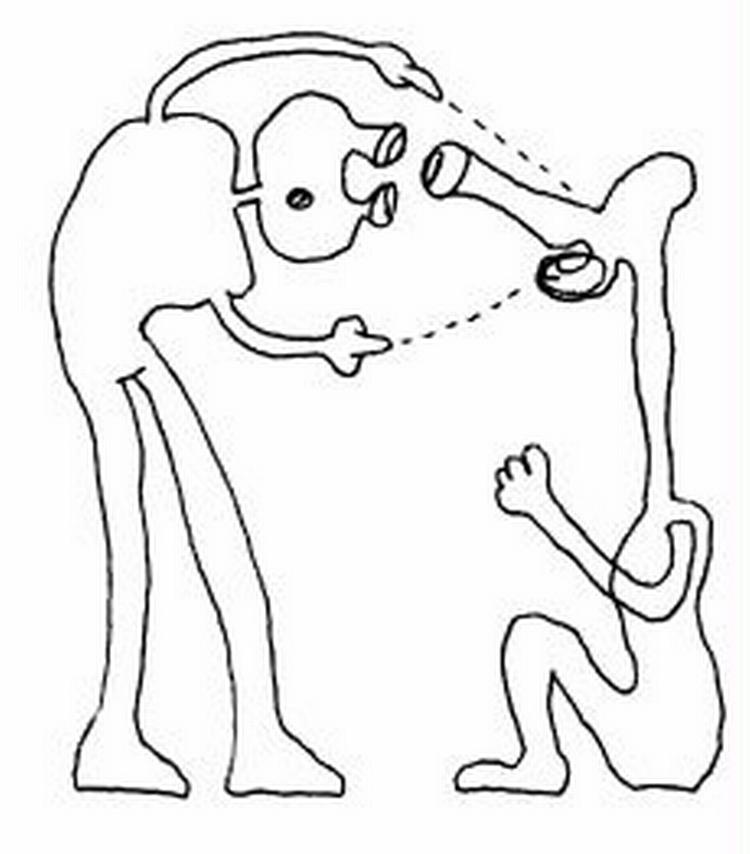 MUTANT? Der hviler et skær af Ionesco over en del bidrag i Mutant. Også på billedsiden, hvor kunstneren Jørgen Michaelsen er stærkt repræsenteret.   Illustration fra Mutant nr. 4: Jørgen Michaelsen 