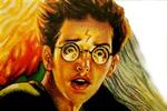 Harry Potter vælter boghandlerne fra i nat. - Illustration fra forlagets plakat 