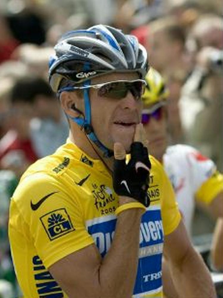 Lance Armstrong vil ikke for enhver pris følge Rasmussen i bjergene. - Foto: Claus Bonnerup 