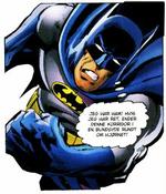 Med en ny billedkomposition og mere levende streg gav Neal Adams fra omkring 1970 Batman-figuren en vitaminindsprøjtning efter nogle år på vej ud i supermarkedets skygge. - Tegning fra  Batman - tegnet af Neal Adams 
