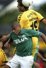 Mota scorede to gange mod Horsens, mens Høyer stod for den tredje scoring. - Foto: Andreas Szlavik 