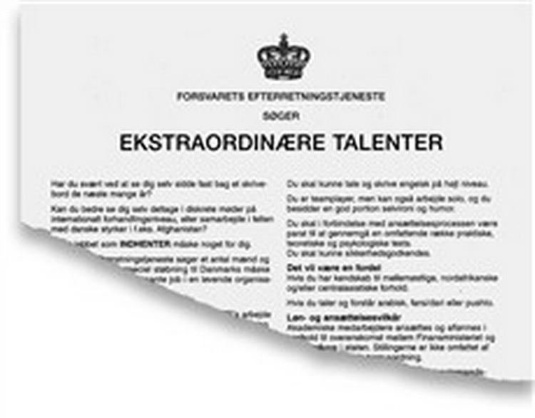 En ekspert i internationale konflikter siger, at Danmark næppe behøver frygte, at de hemmelige tjenester bliver infiltreret af terrorister. 
