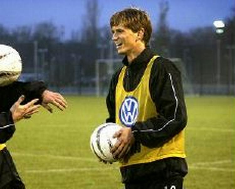 Thomas Rytter til landsholdstræning i Vedbæk i 2003. - Foto: Andreas Szlavik 