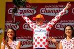 Den prikkede trøje tilhører Michael Rasmussen i årets Tour. Det står fast efter løbets 18. etape. - Foto: AP 