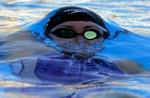 Natalie Coughlin fra USA vandt Louise Ørnstedts semifinale i tiden 1.00,59 sekunder. - Foto: AP 