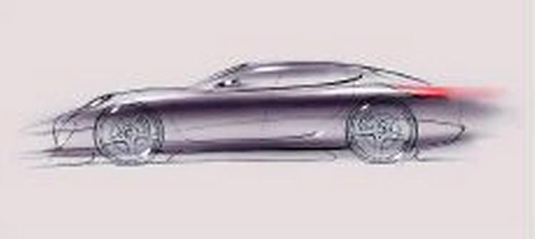 Sådan kommer den nye Porsche-model Panamere til at se ud, når den kommer på markedet i 2009. - Foto: AP 