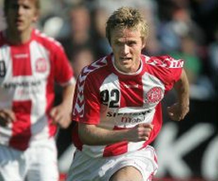 Rasmus Würtz er tilbage på AaB's midtbane. Nordjyder har tabt sæsonens to første kampe med et enkelt mål. - Foto: Andreas Szlavik 