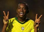 Robinho er klar for Gravesen og co. i slutningen af næste måned. - Foto: AP 