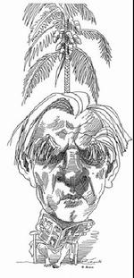 Tegning: - David Levine 