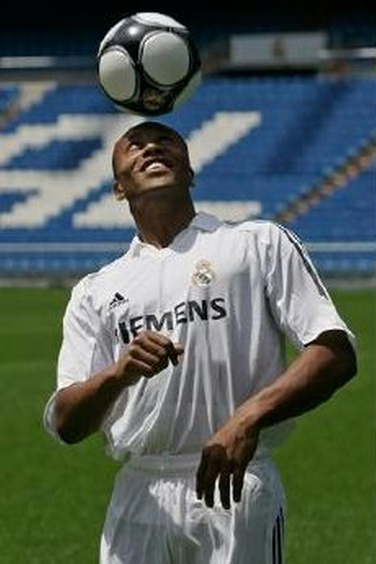 Julio Baptista i Reals hvide trøje. - Foto: AP. 
