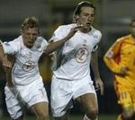 Kromkamp (nummer 2) i kamp for Holland. - Arkivfoto: AP. 