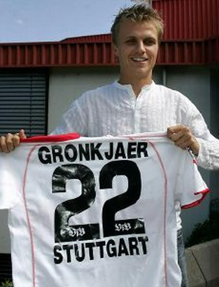 Med Jesper Grønkjær og en række andre landsholdsspillere er den tyske Bundesliga pludselig blevet interessant. - Foto: AP 
