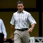 Anders Fogh Rasmussen på Venstres sommergruppemøde i Århus. - Foto: Lars Skaaning 