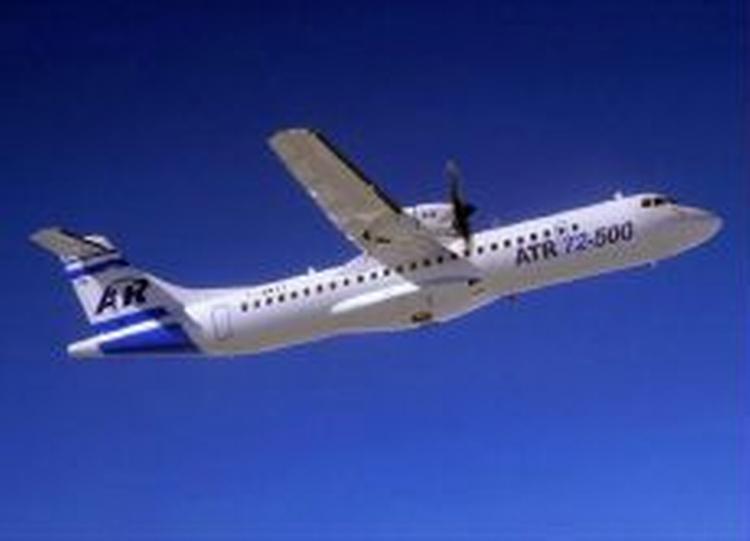 ATR-72 har plads til 50 passagerer. - Arkivfoto: AP 