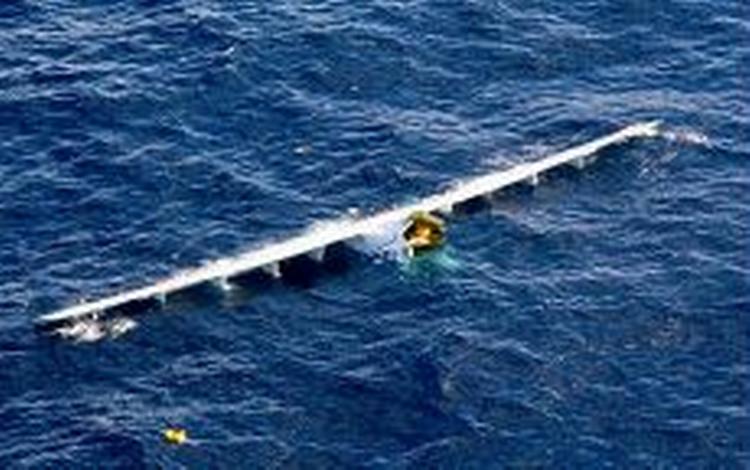 Flyet styrtede ned i Middelhavet - godt 19 km. fra Siciliens kyst. - Foto: AP 