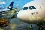 Et SAS-fly klar til afgang i Københavns Lufthavn. - Arkivfoto: Thomas Borberg 