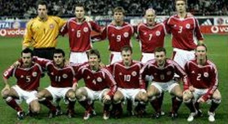 Det danske hold som tabte 2-1 i Grækenland. - Arkivfoto: Jens Dresling. 