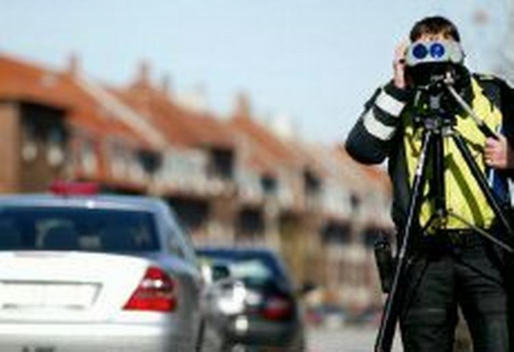 Politiet fartkontrol har haft travt i denne uge. - Arkivfoto: Thomas Borberg 