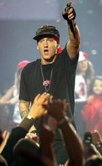 Eminem aflyser alt. Det kniber med helbredet, forlyder det. - Foto: AP 