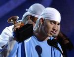 Eminem modtager en Grammy i 2003. - Arkivfoto: AP 