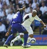 El Hadji Diouf spillede en fornuftig kamp for Bolton. - Foto: AP 