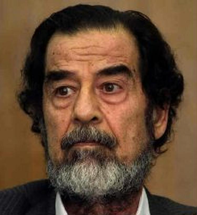 »Længe leve Palæstina. Elsk din nation«. Sådan slutter Saddam Hussein sit brev. - Arkivfoto: AP 