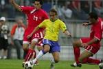 Rafinha i aktion under sommerens U20 VM hvor han fik bronze med Brasilien. - Arkivfoto: AP. 