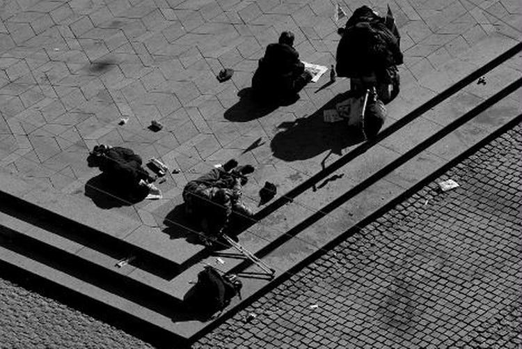 USA har udsendt en advarsel om, at terrorister kan overvåge storbyer forklædt som hjemløse. - Foto: Finn Frandsen 