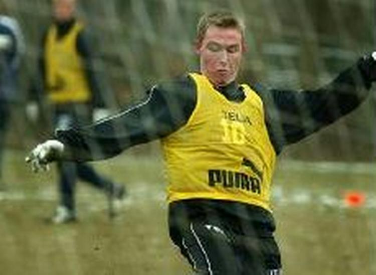 Jesper Håkansson da han spillede som lejesvend i Viborg i 2003. - Arkivfoto: Erik Kragh. 