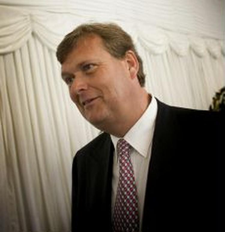 Michael Pram Rasmussen meddeler, at han går af som administrerende direktør for Topdanmark. - Foto: Claus Bonnerup 