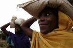Kvinder i Niger får fødevarehjælp. Men Læger uden Grænser mener, at alt for mange mennesker dør på grund af FN's langsomme reaktion på sultkatastrofen. - Foto: AP 