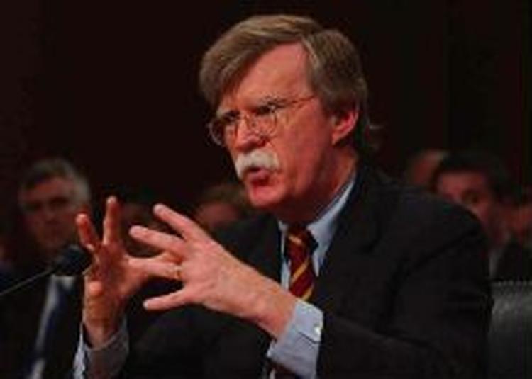 USA´s FN-ambassadør John Bolton har en stribe af ændringsforslag med til det kommende FN-topmøde. - Foto: AP 